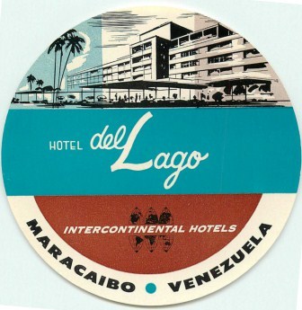 De Lago Inter-Continental Hotel Luggage Label, Neal Prince